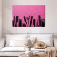 thumbnail image 2 of Elephant Stock Hairdressing Tools Wall Art - Horizontal Canvas Wall Art - Living Room Wall Decor - Fashion And Beauty Canvas - Black And Purple Decor - 45" x 30", 2 of 4