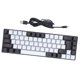 thumbnail image 5 of Teclado de Juego Con Cable de Membrana, Teclado de Juego de Membrana Retroiluminado RGB, 68 Teclas Mecánica Mecánica Feel Teclado Ergonímico, Teclado de Computera USB para el, 5 of 7