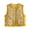 Yellow, variant on Summer Vest for Women Button down Cardigan Tank Women's Retro Embroidered Tank Vest Tops XS-L