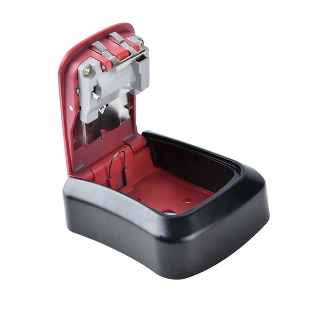Caja Resistente con de Llave para Montaje en Pared Caja de Seguridad para Almacenamiento de Llaves a Prueba de Agua Rojo BLESIY Caja de bloqueo de almacenamiento de llaves