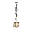 thumbnail image 2 of Meyda 236273 8 in. Square Pine Branch Valley View Ceiling Pendant Fixtures, 2 of 7