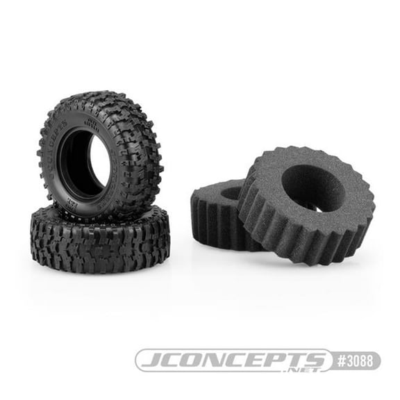 JConcepts 3088-02 Tusk Green Scale Country Tires 1.9 3.93 OD (2)