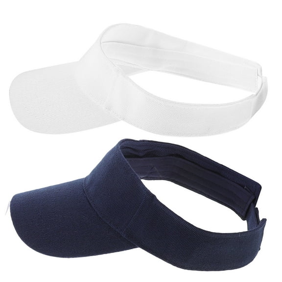 TEHAUX Summer Season Womens Sun Hat Polyester Navy Blue Lightweight 2Pcs