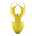 thumbnail image 1 of asdoklhq Swimsuits for Women Plus,Women Summer Solid Hollow Tank Top One-Piece Bikini Swimsuit Women Swimwear, 1 of 4