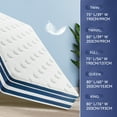 thumbnail image 3 of VFD 10 inch Twin XL Size Hybrid Mattress - Medium Firm, Memory Foam & Pocket Springs, Motion Isolation, Edge Support, Pressure Relief, Ship Compressed, 3 of 7