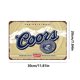 thumbnail image 4 of Placa Metal Vintage Coors Pintura Hierro Rectangular Arte Pared Bar 30x20cm, 4 of 9