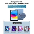 thumbnail image 2 of Funda con teclado CHESONA para iPad 10th Gen 10.9 pulgadas, color azul acero, 2 of 9