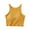 tank tops for women plus size-Yellow, variant on Homenesgenics Tank Tops for Women under $5 Women's Solid Color Chest Cushion Exposed Navel Camisole Tank Tops with Built in Bras Brown M