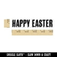 thumbnail image 2 of Happy Easter Drop Shadow Rectangle Rubber Stamp Stamping Scrapbooking Crafting - Small 2.50in, 2 of 7