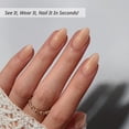 thumbnail image 2 of Press On Nails BtartBox, curable con lámpara Sparkly Almond para mujer, 2 of 8