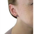thumbnail image 2 of Marvel CPTAEREN01 Captain America Boucles d'Oreilles Rondes Logo en Acier Inoxydable 316L, 2 of 2