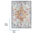 thumbnail image 3 of Livabliss Area Rugs for Living Room, 12x18 Harput Traditional Blue Rug, Bedroom Dining Room Home Decor Stain Resistant Carpet (12' x 18'1"), 3 of 11