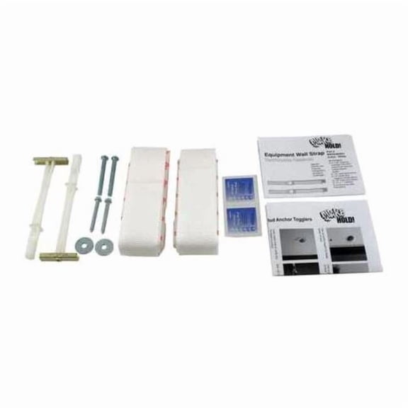 Quakehold! Equipment Wall Strap,White RW.2X48.W.2.1