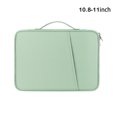 thumbnail image 3 of Laptop Sleeve Case Notebook Protective Handbag Zipper Closure Nylon Computer Carrying Bag Protector For Tablet Pouch Green 10.8-11 inch, 3 of 9