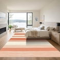 thumbnail image 3 of ODIKA 6'x9' Machine Washable Non-Slip Area Rug, Modern Terracotta High Traffic Rug, Orange, 1089865, 3 of 7