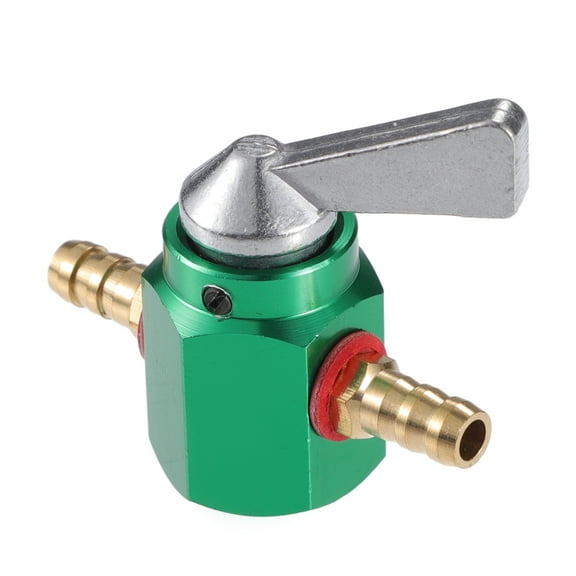 Unique Bargains Gas Inline Petrol On-Off Fuel Tap Petcock Valve Switch 6mm for Motorbike ATV Quad Dirt Bike Green
