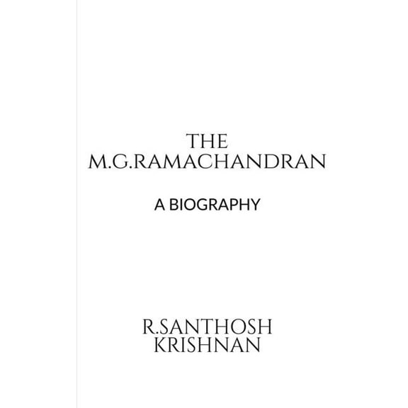 The M.G. Ramachandran, (Paperback)