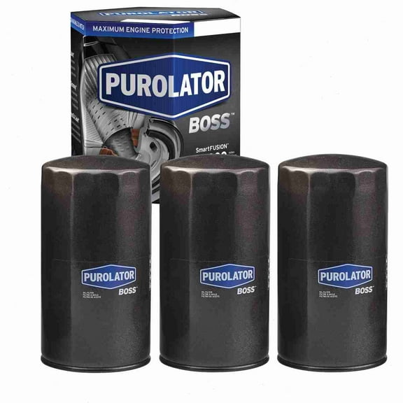 3 pc Purolator BOSS PBL45335 Engine Oil Filters for Oil Change Lubricant Filters Fits select: 2013-2023 RAM 2500, 1994-2012 DODGE RAM 2500