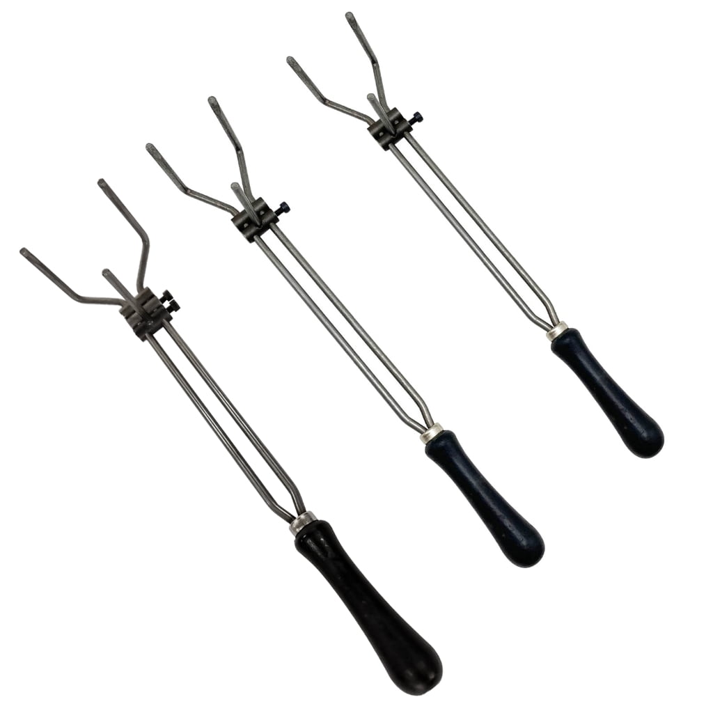 Crucible Tongs Crucible Clamp Gold Melting Clamp Pliers Metal Melting Tongs for Melting Gold and Silver Jewelry