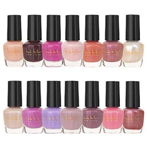Nicole Miller Mini Nail Polish Set Set Of 14 Colors Walmart Com
