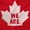 Red, variant on We Are Canada Slogan Maple Leaf Unisex Plus Fleece Graphic Hoodie Brisco Brands 2X