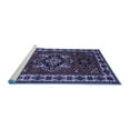 thumbnail image 2 of Ahgly Company Machine Washable Indoor Rectangle Persian Blue Traditional Area Rugs, 5' x 7', 2 of 4