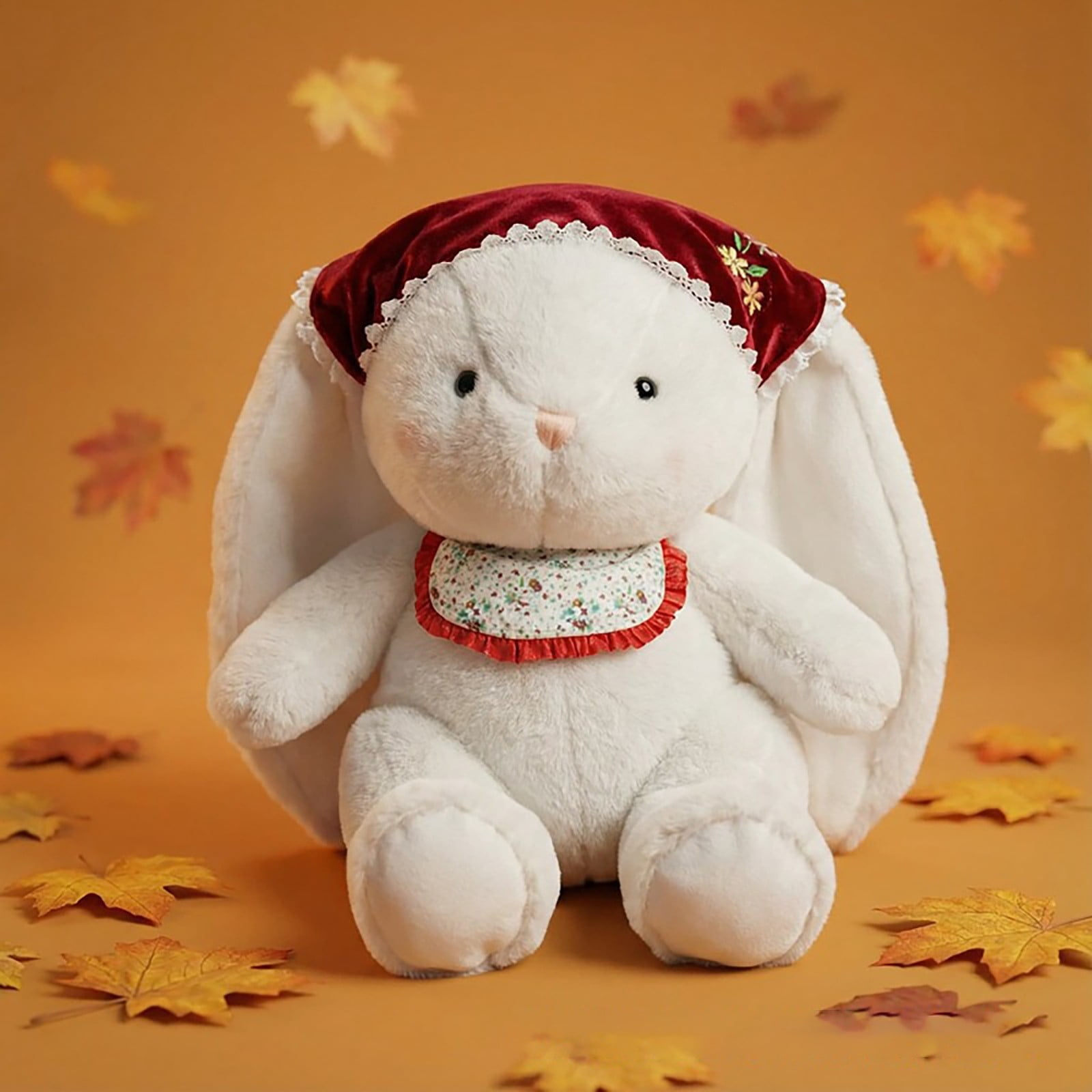 zhonghuaying Cute Bunny Stuffed Animal, 4 Color Styles & 2 Sizes (20cm/30cm), Soft Plush Toy, Adorable Rabbit Plushie Gift for Boys Girls (D丨20cm)