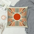 thumbnail image 2 of GOSMITH  Boho Throw Pillow Covers Mid Century Bohemian Sun Moon and Rainbow Minimalist Geometric Abstract Decorative Pillow Cases Home Decor Pillowcases, 2 of 5