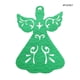thumbnail image 3 of Injueey Posavasos de Navidad de tela de 4 piezas, portátil, reutilizable, lavable, reemplazo, decoración para el hogar, portavasos Kits de decoración para fiestas Verde Injueey HA068914-02, 3 of 6