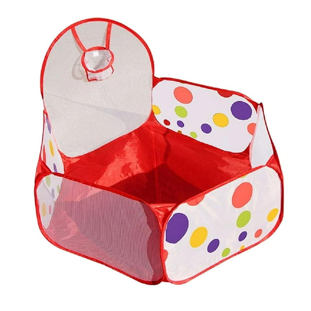 Piscina de bola plegable portátil de 1 red de tiro para , tienda de campaña de juguete Sunnimix Océano de la bola