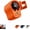 Orange, variant on Portable AC for Cars Without AC, 12V Electric Clip On Air Conditioner Fan | Rechargeable Battery Cooling System with LED Display, 199 Speeds, 360° Rotation for Truck, Golf Cart, Camping (Black)