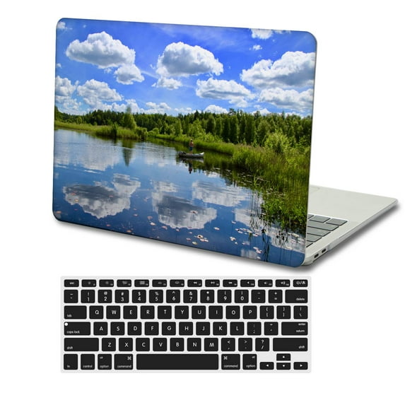 KSK KAISHEK Hard Case Cover for MacBook Pro 13 inchs with Retina Display No Touch + Black Keyboard Cover 2012 2013 2014 2015 A1502/A1425, Sky Series 0510