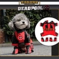 thumbnail image 1 of Disfraz de la película Deadpool para mascota, accesorio de animación para fiesta de carnaval, Halloween, perro y gato, varios tamaños, regalo, 1 of 5