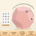 thumbnail image 3 of Homelife Multi Cube Timer Portable 1/3/5/10/15/20/25/30/45/60/90 Minutes Setting Rotating Timer Vibration Reminder Modes Study Cook Exercise Clock, 3 of 13