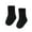 Black, variant on Generic Baby Girl Children's Socks Boys and Girls Cotton Socks Double Needle Mid Calf Babys Solid Color Socks for All Seasons Non-Slip Fashion Casual Breathable ﻿(0-6 Months,A)