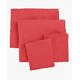thumbnail image 4 of Juego de sábanas matrimoniales con diseño liso 4 piezas color Rojo, 4 of 4