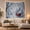 Sleigh Road, variant on Snowy Birch Forest with Bare Branches and Drifts, Calming Minimalist for Nature Lovers, Blue Gray Forest Decor, Housewarming Gift, Tapestry Wall Hanging for Bedroom and Studio
