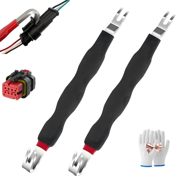 Automotive Electrical Terminal Connector Separator Removal Tool,Electrical Disconnect Pliers,Connector Separator Tool for Cars, Trucks Vehicle(2PC-B)