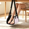 thumbnail image 4 of Travel Foot Rest Hammock, Adjustable Airplane Footrest With Foldable Design And Comfortable Support, Portable Leg Rest Sling for Flights Car Rides Office Work And Long Trips, 4 of 8