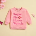 thumbnail image 2 of AOMPMSDX Toddler Baby Boys Girls Valentine's Day Letter Print Long Sleeve Tops Kids Clothes Girls Tops, Tees Shirts 3 Years-4 Years, 2 of 7
