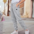 thumbnail image 4 of Dalix Butterfly Embroidered Jogger Pant Soft Fleece Relaxed Fit Lounge Womens in Heather Gray M Medium, 4 of 5