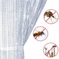 thumbnail image 3 of Hanging Beaded Curtains String Curtain Panels Door Fly Screen Room Divider Net-Sky blue 2PC, 3 of 5