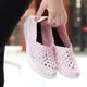 thumbnail image 4 of XIHAHA-zapatos planos con banda elástica para mujer, mocasines de rejilla con suela suave, cómodos, a la moda, 4 of 5