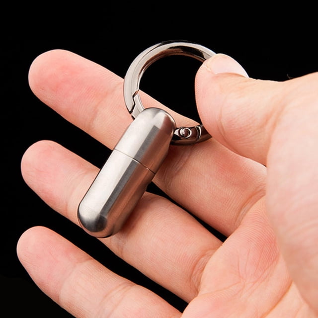 Colgante de cápsu para hombre Shamjiam Organizador de llaveros
