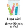 thumbnail image 2 of Birthday Greeting Card (5" x 7") by Art from the Heart | 3 Pack + 3 Envelopes (Bigger Wish), 2 of 5