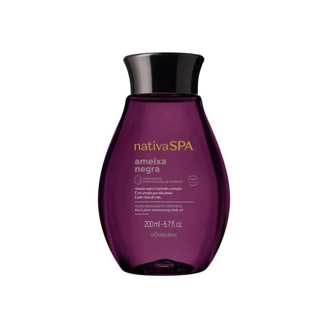 Aceite Desodorante Corporal Nativa Spa O Boticário Ameixa Negra
