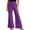 Purple, variant on Girls Boys Sequin Flare Pants ,Elastic High Waist Wide Leg Trousers for Festival Stage Party Gathering Wear