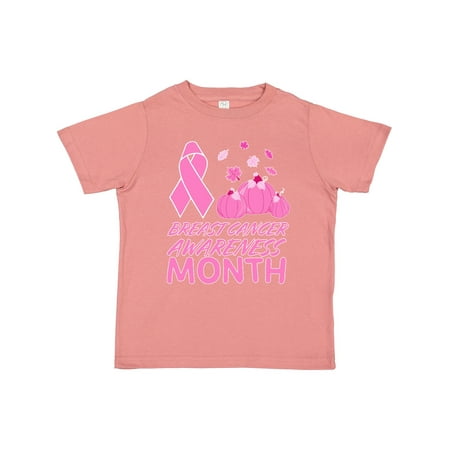 

Inktastic Breast Cancer Awareness Month- October Gift Toddler Boy or Toddler Girl T-Shirt