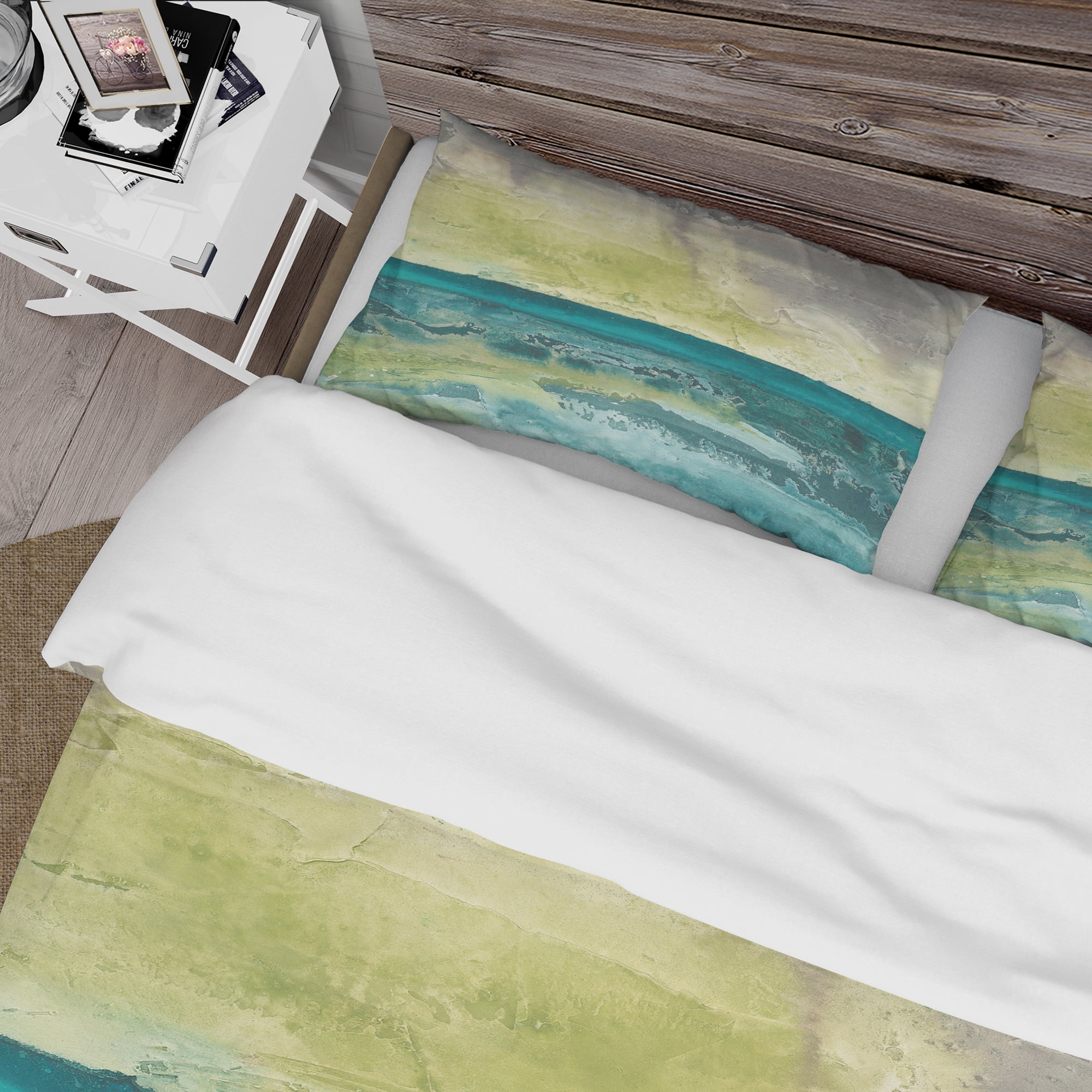 Designart 'Beyond the Horizon I' Cottage Duvet Cover Set