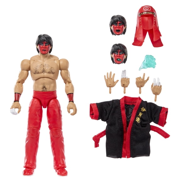 WWE Ultimate Edition The Great Muta Action Figure & Accessories Set, 6-inch Collectible Superstar